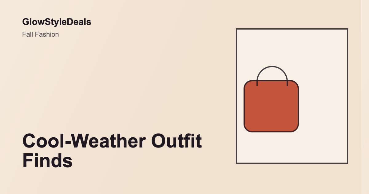 Fall fashion finds cover image